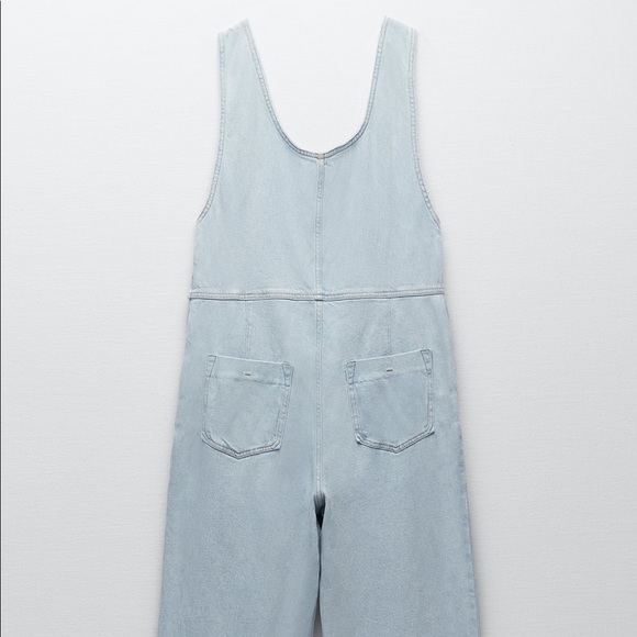 NWT ZARA DENIM JUMPSUIT - Picture 5 of 11